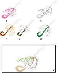 Hayabusa SE 137 Tai Rubber Free Slide Yedek Etekli Assist İğne Set - 2