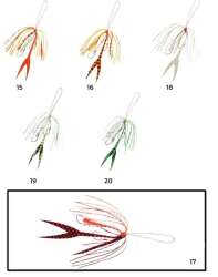 Hayabusa SE 149 Tai Rubber Free Slide Yedek Etekli Assist İğne Set - 10