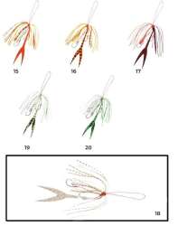 Hayabusa SE 149 Tai Rubber Free Slide Yedek Etekli Assist İğne Set - 11