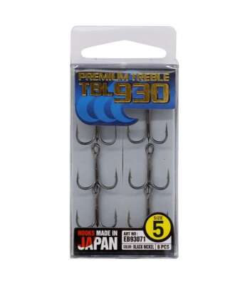 Hayabusa TBL 930 Üçlü İğne Premium 6lı Paket Black Nikel - 2