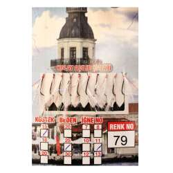 İstavrit Çaparisi UV-GLOW Simli 10 İğneli Kolay Açılan Çapari 025mm Beden x 015mm Köstek - 12