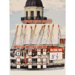 İstavrit Çaparisi UV-GLOW Simli 10 İğneli Kolay Açılan Çapari 025mm Beden x 015mm Köstek - 8