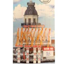 İstavrit Çaparisi UV-GLOW Simli 10 İğneli Kolay Açılan Çapari 025mm Beden x 015mm Köstek - 7