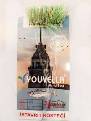 İstavrit Kösteği UV-GLOW Simli Youvella Kartonda 50 İğne 015 mm Köstek - 4