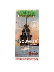 İstavrit Kösteği UV-GLOW Simli Youvella Kartonda 50 Sarı İğne 015mm Köstek - Captain