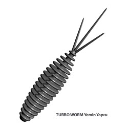 Libra Lures Turbo Worm Cheese Suni Yem - Thumbnail