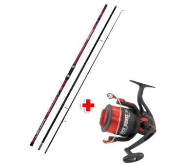 Lineaeffe 2015391 Red Devil Combo SET 420cm 120-250gr Atar FD 8000 Makine 3 BB - 1
