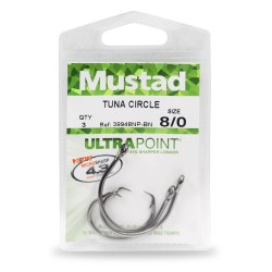 Mustad Circle Wide Gap 39948NP-BN Olta İğnesi - Thumbnail