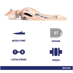 Mustad Inkvader Octopus Jig Sahte Yem - Thumbnail