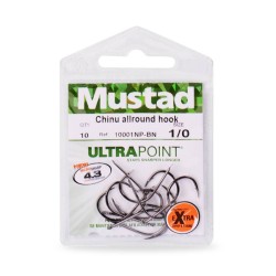 Mustad Olta İğnesi 10001 NPBN 10 lu - Thumbnail