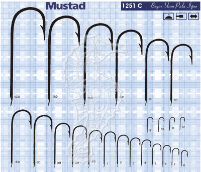 Mustad Olta İğnesi 1251C 100lü