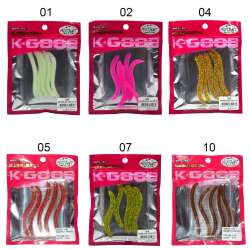 Mutant 3506 Spin Forte 75cm Aromalı LRF Silikon Suni Yem 5li Set - 7