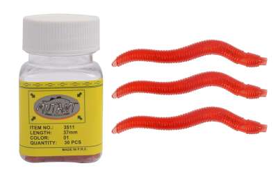 Mutant 3511 Ozmo Aromalı Solucan 4cm Silikon Suni Yem 30lu Kutu - 1