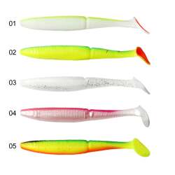 Mutant 3536 Nikko Soft 115cm Levrek Silikonu 5li Paket Suni Yem - Mutant