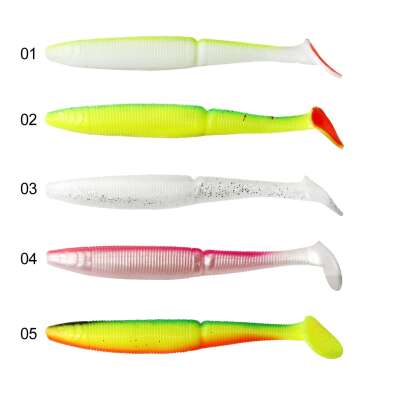 Mutant 3536 Nikko Soft 115cm Levrek Silikonu 5li Paket Suni Yem - 4