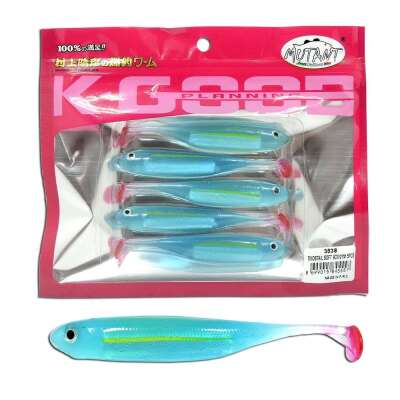 Mutant 3538 Twost Tail Flash 9cm Levrek Silikonu 5li Paket Suni Yem - 2