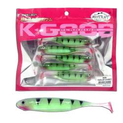 Mutant 3538 Twost Tail Flash 9cm Levrek Silikonu 5li Paket Suni Yem - 5