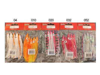 Mutant 3579 Octopus Pride 12cm Ahtapot Sübye 5li Paket Suni Yem - 1