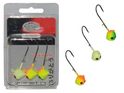 Mutant 6413 Jig Head Moite 3lü Mix Set Tırnaklı Jig Head - 1