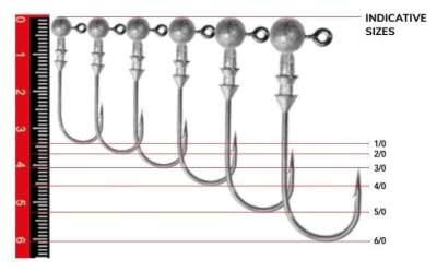 Nomura NM90007030 Round Jig Head 3lü Paket İğne:3/0no 7gr - 1