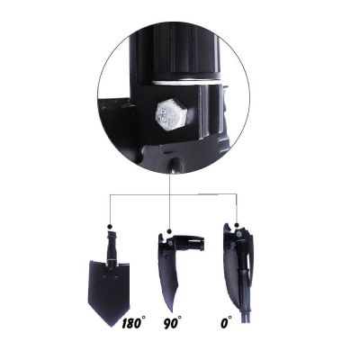 Nurgaz Mini Katlanır Kürek NG 192 - 3