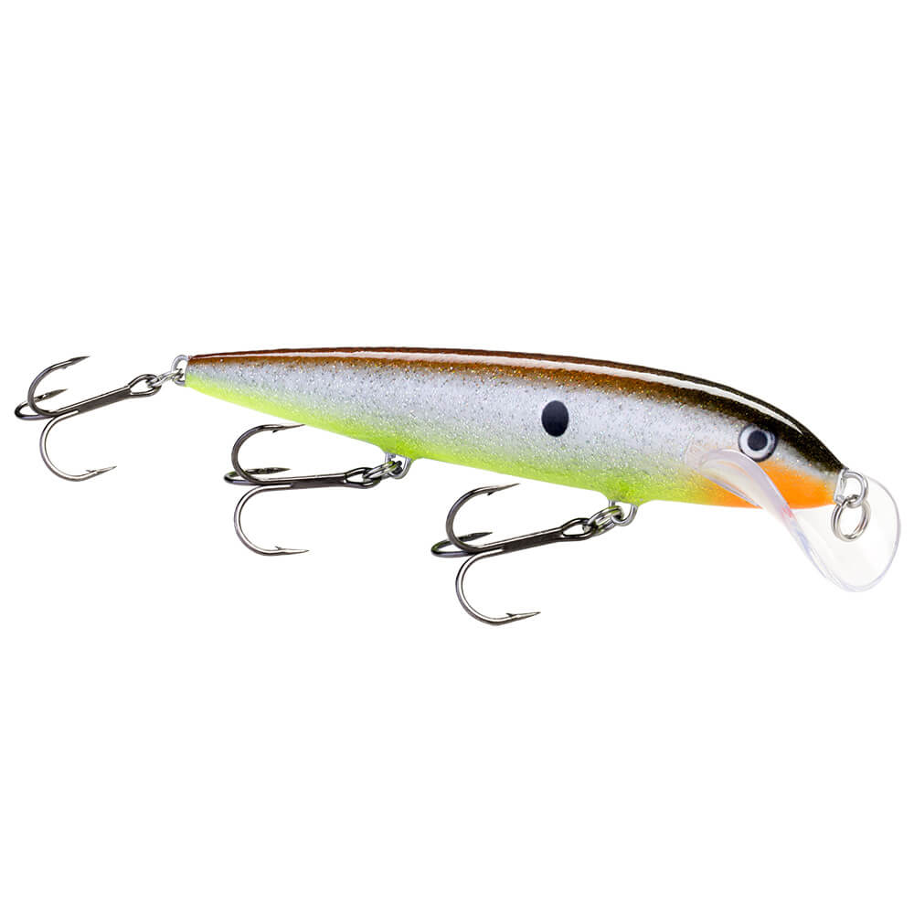 Rapala Scatter Rap Husky 13cm/12g Red Yellow Green Stripe SCRH13 RYGS -  BoBo Fishing