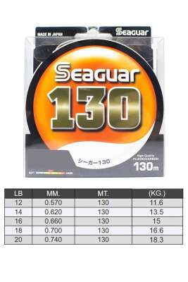 Seaguar 130 %100 Fluoro Carbon Misina 130mt - 2