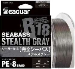 Seaguar Stealth Gray PE 8 Örgü Spin İp Misina 150mt Gri - Seaguar