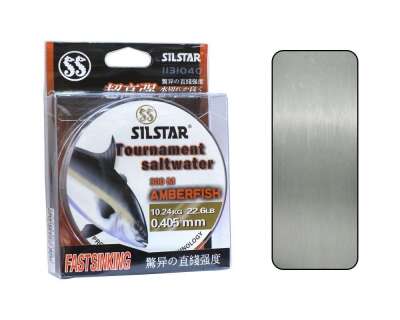 Silstar 1131 Salt Water Amberfish 300mt Monofilament Misina Su Gri - 1