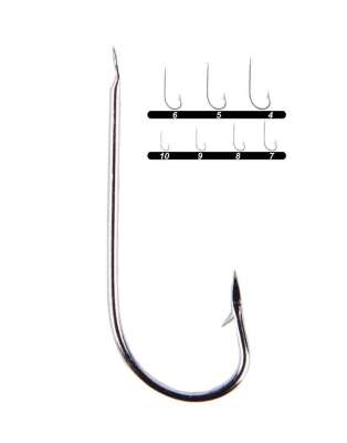 Youvella 1207 Palalı Çapraz Olta İğnesi 100lü Kutu Nikel - 2