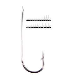 Youvella 1302 Palalı Düz Olta İğnesi 100lü Kutu Nikel - Youvella