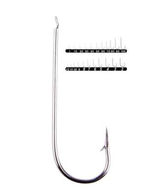 Youvella 1302 Palalı Düz Olta İğnesi 100lü Kutu Nikel - 2