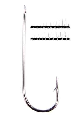 Youvella 1302 Palalı Düz Olta İğnesi 100lü Kutu Nikel - 1