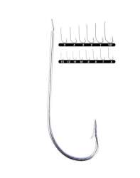 Youvella 1307 Palalı Çapraz Olta İğnesi 1000li Paket Galvaniz - Youvella