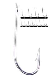 Youvella 1308 Palalı Çapraz Kalın Olta İğnesi 100lü Kutu Galvaniz - Youvella