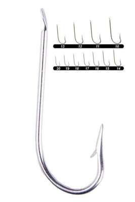 Youvella 1308 Palalı Çapraz Kalın Olta İğnesi 100lü Kutu Galvaniz - 2