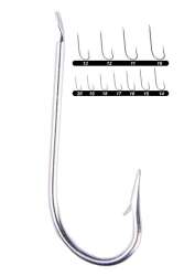 Youvella 1308 Palalı Çapraz Kalın Olta İğnesi 100lü Kutu Galvaniz - 1