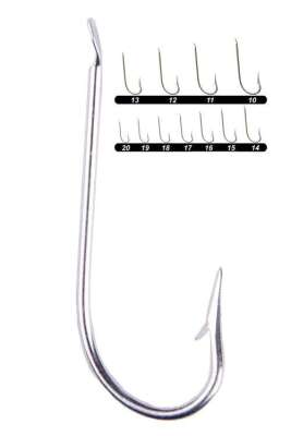 Youvella 1308 Palalı Çapraz Kalın Olta İğnesi 100lü Kutu Galvaniz - 1