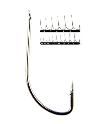 Youvella 1310 Kısa Pala Dövme Olta İğnesi 100lü Kutu Nikel - 2