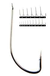 Youvella 1310 Kısa Pala Dövme Olta İğnesi 100lü Kutu Nikel - 1