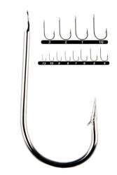 Youvella 1353 Kısa Pala Olta İğnesi 100lü Kutu Nikel - 1