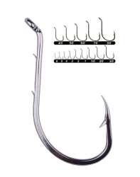 Youvella 1354 Delikli Tırnaklı Papağan Olta İğnesi 100lü Kutu Nikel - Youvella