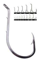 Youvella 1354 Delikli Tırnaklı Papağan Olta İğnesi 100lü Kutu Nikel - 1