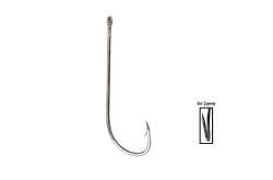 Youvella 1375 Uzun Pala Delikli Çapraz Lüfer İğnesi 100lü Kutu Nikel - 1