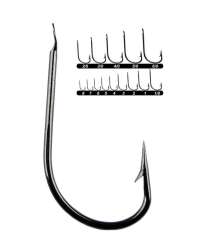 Youvella 1403 Kısa Pala Dövme Olta İğnesi 100lü Kutu Black Nikel - Youvella