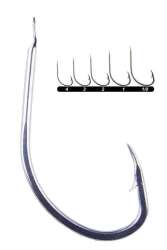 Youvella 1407 Kısa Pala Dövme Papağan Olta İğnesi 100lü Kutu Galvaniz - 1