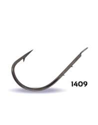 Youvella 1409 Kısa Pala Tırnaklı Olta İğnesi 100lü Kutu Black Nikel - Youvella