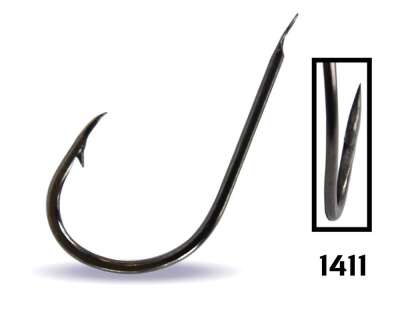 Youvella 1411 Kısa Pala Dövme Çupra İğnesi 100lü Kutu Black Nikel - 1