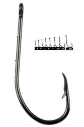 Youvella 1465 Delikli Tırnaklı Papağan Olta İğnesi 100lü Kutu Black Nikel - Youvella