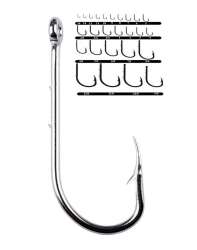 Youvella 1466 Delikli Tırnaklı Papağan Olta İğnesi 100lü Kutu Nikel - Youvella